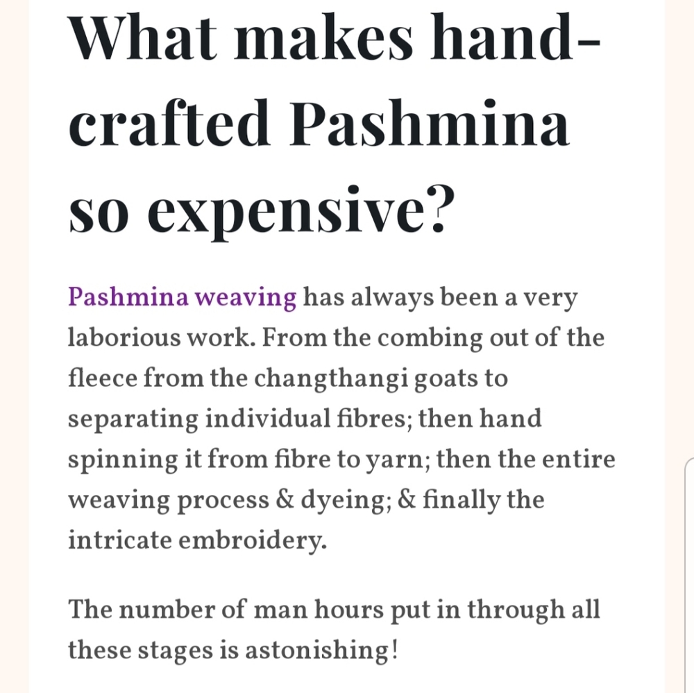 🧣 CASHMERE PASHMINA - Picture 9 of 10